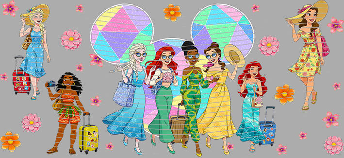 16oz Disney style-D-938